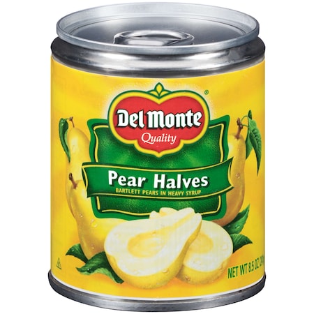 Del Monte Del Monte In Heavy Syrup Half Pear 8.5 oz. Can, PK12 2000262